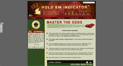Desktop Screenshot of holdemindicator.com