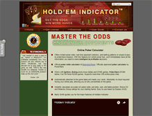 Tablet Screenshot of holdemindicator.com